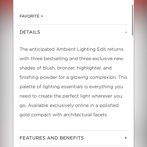 Hourglass Makeup Hourglass Ambient Lighting Edit Sculpture Poshmark